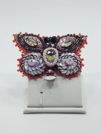 ბროში "წითელი პეპელა"