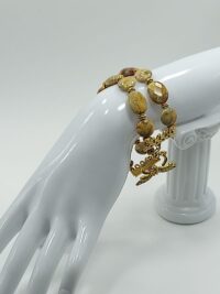 სამაჯური ყვითელი, ზოლიანი აგატის