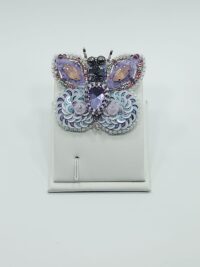 ბროში "თეთრი პეპელა"