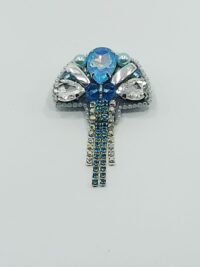 ბროში "ცისფერი ყვავილი"