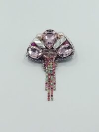 ბროში "ვარდისფერი ყვავილი"