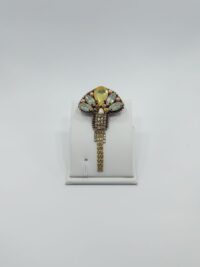 ბროში "ოქროსფერი ყვავილი"