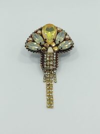 ბროში "ოქროსფერი ყვავილი"